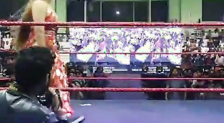 When Indan Lady Seducing REBEL ( Wrestler )