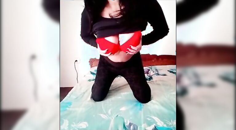 Huge Boob Punjabi Chic Striptease