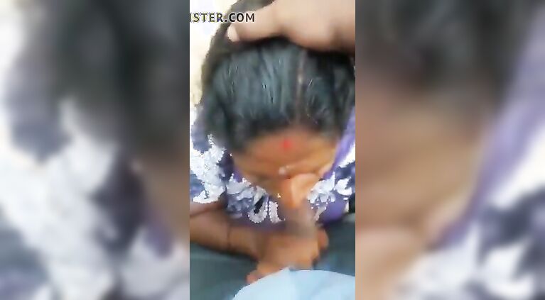 Indian Mom old Mature blowing her sons friend - Cum in mouth