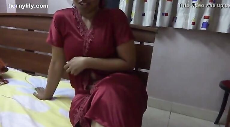 desi babysitter lily crotchless panties
