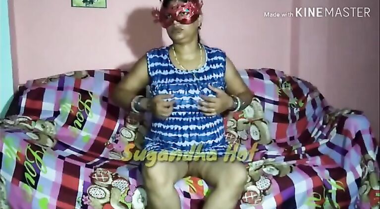 horny Sugandha bhabhi hard fucking with her father in law absence her husbandon New sofa
