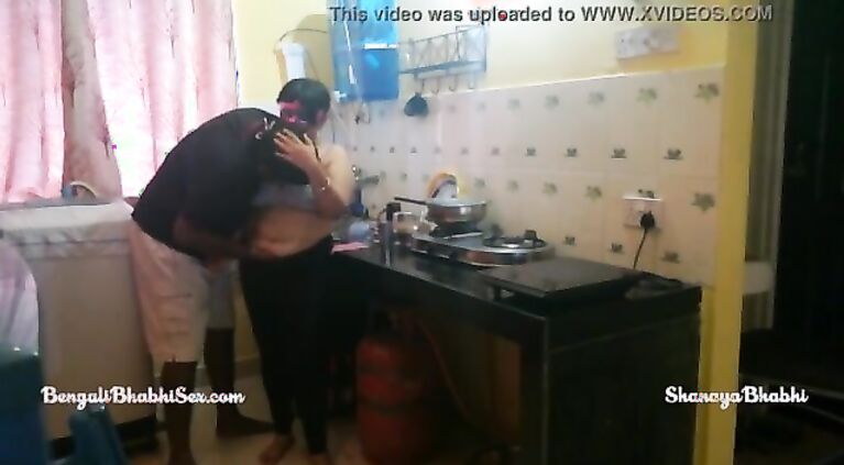 hot bhabhi fucked in kitchen while cooking food