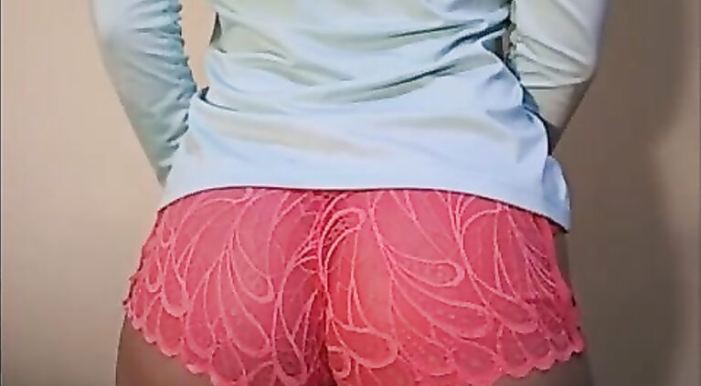 indian Skinny brunette bhabhi showing underwear and undressing