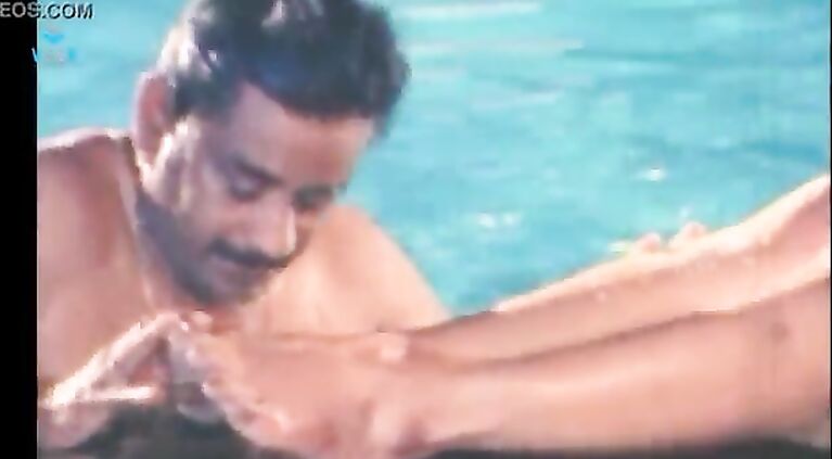 Unmarried Beautiful Couple Enjoying At Swim Pool