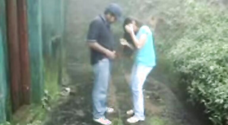 RAINY DAY INNOCENT DESI WITH HIS BF ENJOYING