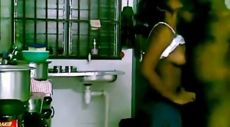 .com – desi sex couple hardcore in kitchen