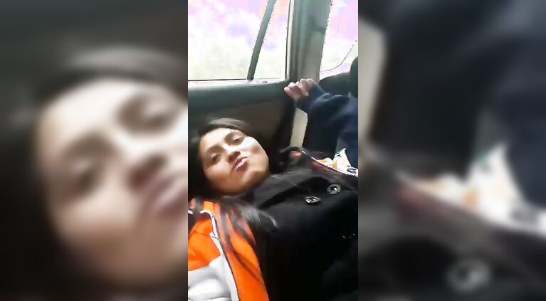 Desi college couples sex in public car