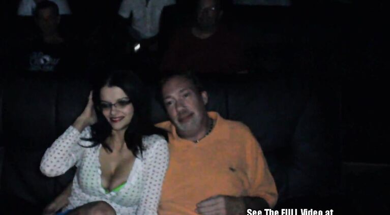 Native American Gang Fuck in USA Porn Theater