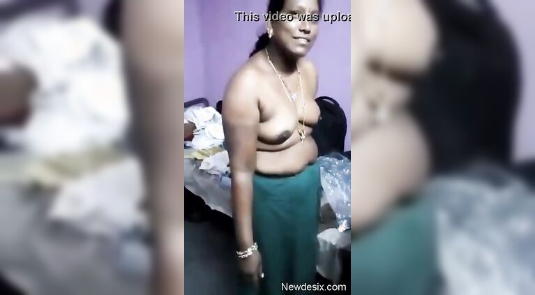 very shy indian aunty stripping infront of neighbor guy