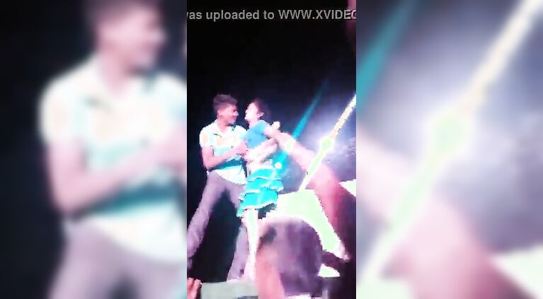 1~ Boob show in record dance