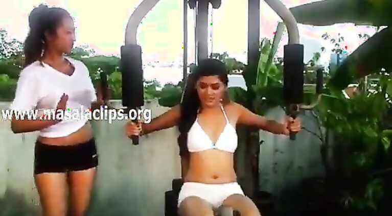 Bangalore Girl Beautiful Full Nude Gym Exercise