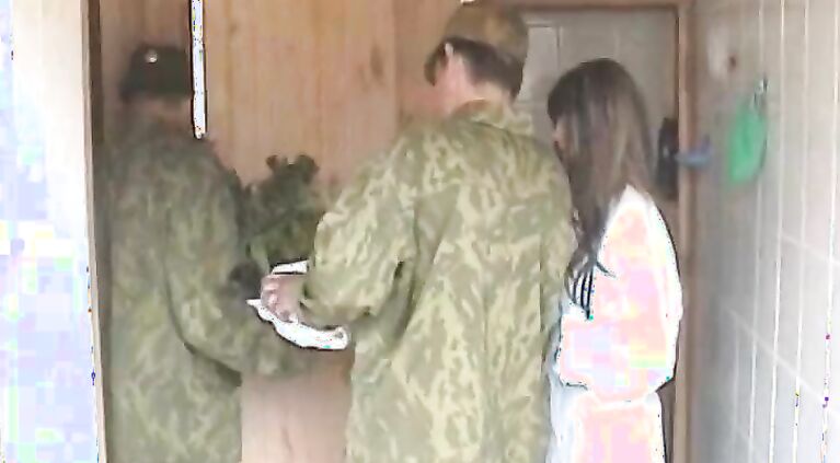 Girl was forced in the sauna
