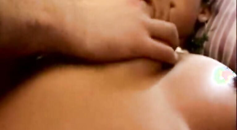 Desi Hottie Sandwiched And Jizzed On