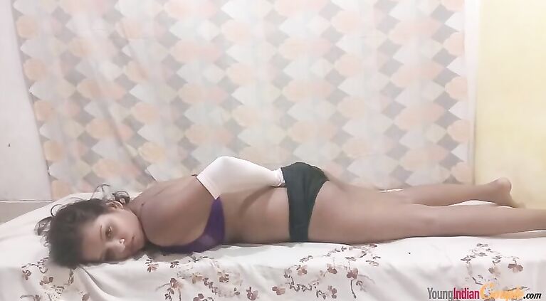 Tight Desi Teenage Gets Creampied by Step Brother -Sariki In Full Indian Hindi Audio Fucking