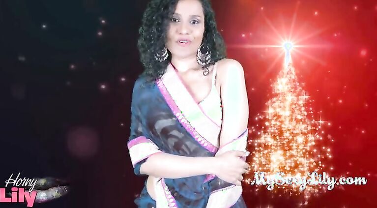 Beautiful Christmas and Xmas Gift by Desi Horny Lily