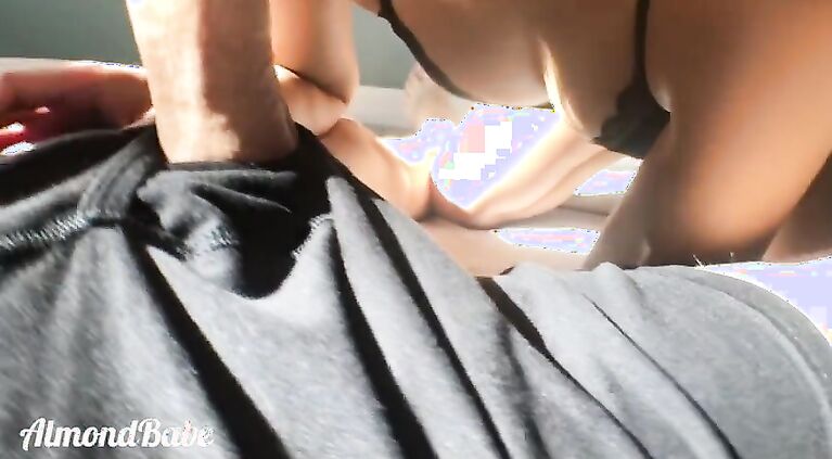 Sexy morning sex leaves me COVERED in cum! - AlmondBabe