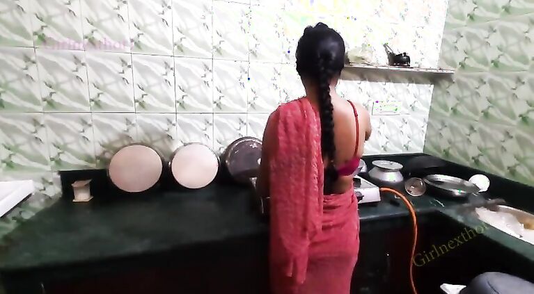 Desi Bengali Saree Bhabi Fucked in Kitchen by Devar - Hindi Sex Roleplay - Indian Porn