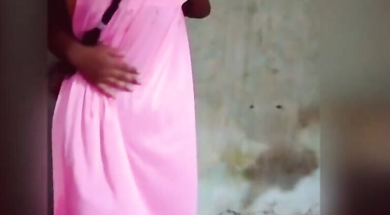 The milf, dressed in a nightgown, performs a beautiful dance with husband