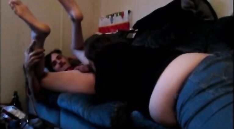 Playing with my sissy Bitch, ass hole eating body kissing, sex with creampie