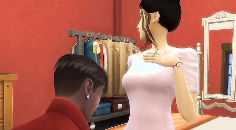 Tamil virgin boy tries to fuck his nanny but he is caught by the master of the house