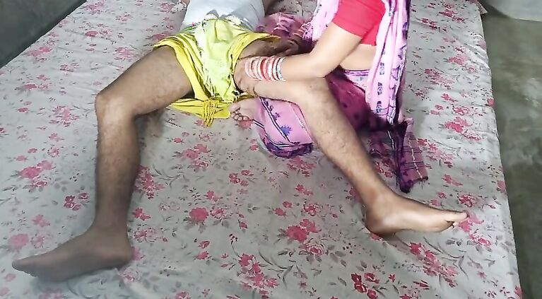 step Father in law fucks his daughter in law after getting massage Bengali Sex in clear Hindi voice