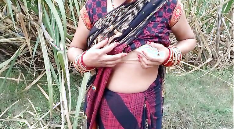 Indian village Bhabhi outdoor sex in jungle