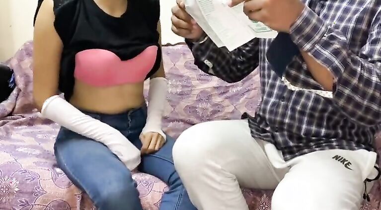 Tamil stepsister fucked by her stepbrother | Hindi audio |