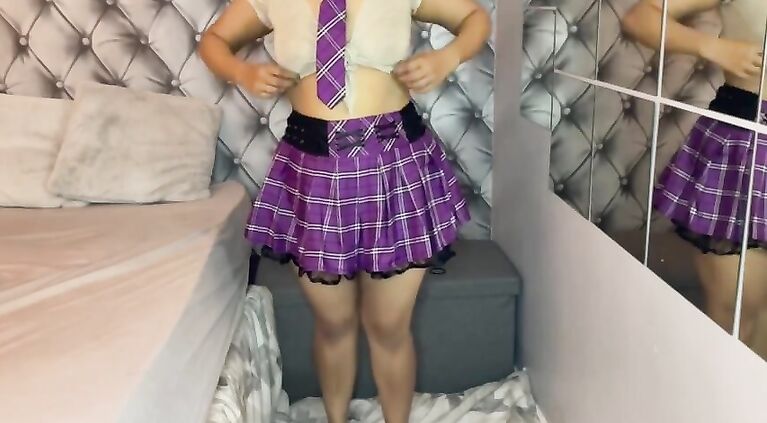 Indian Detention! Super Sexy Tamil Assfuck! School Girl Outfit!