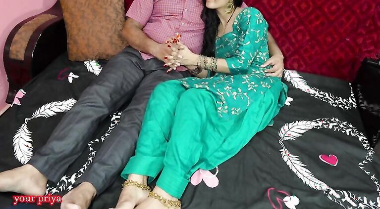 karvachauth special, priya ready for assfuck sex in clear hindi voice