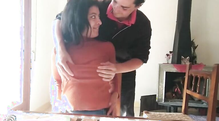 Horny tutor fucks cute brunette student hard