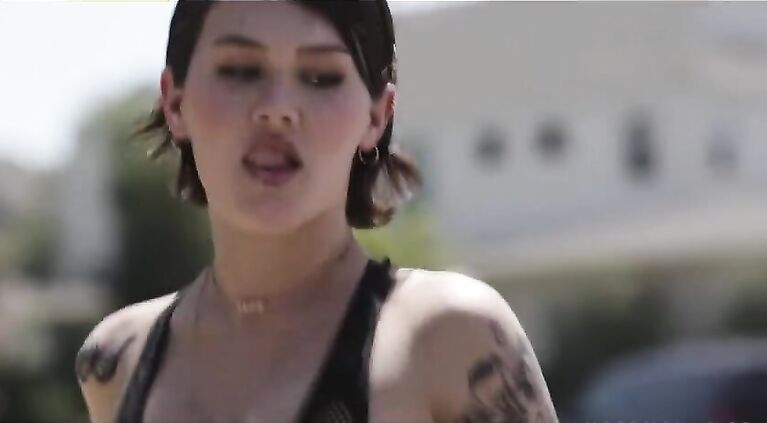 Cute trans fucks girl hard