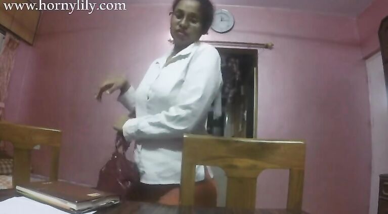 slutty tamil secretary gets horny in the office