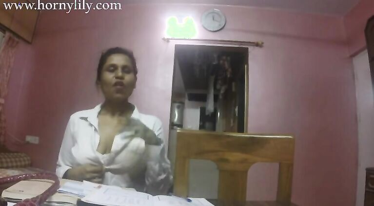 slutty tamil secretary gets horny in the office