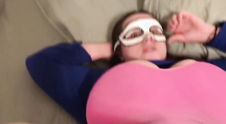 Huge tittie Housewife gets fucked missionary!!POV