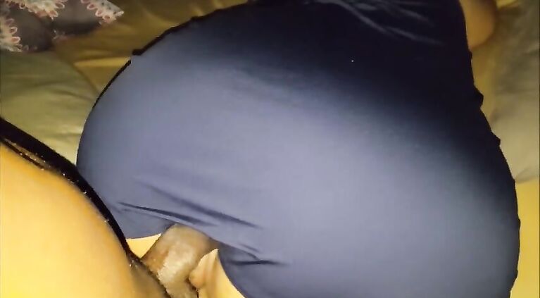 Nativebbw in a blue dress