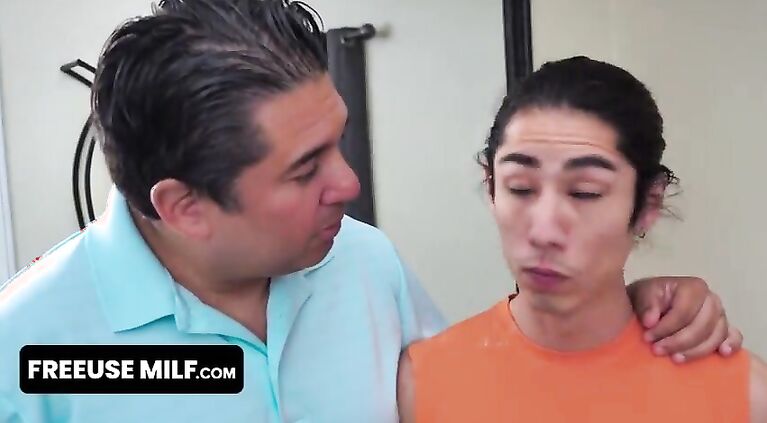 Lucky Boy Finds Out He Is And Can Take Advantage Of His Huge Boobed Stepmom Any Time He Wants
