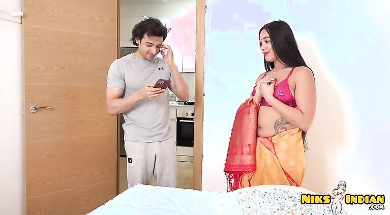 Desi HOUSEWIFE Maid Stripped and Fucked Hard after Rim Job