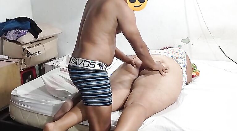 My stepson enters my room and starts touching my butt until I get horny