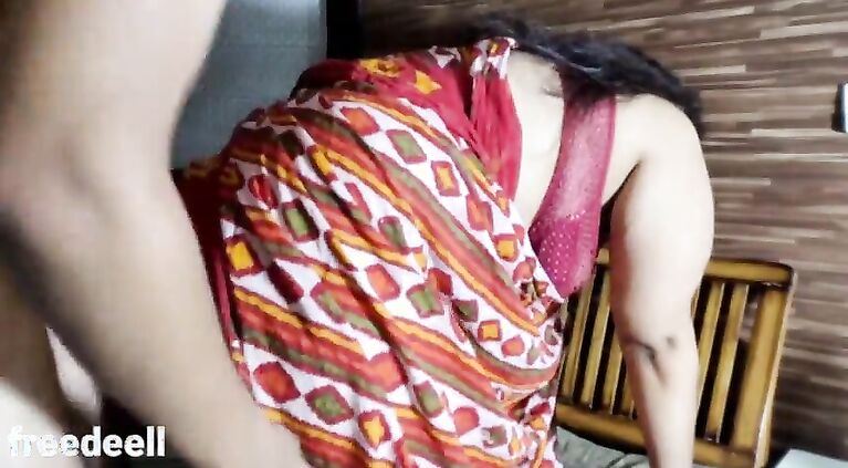 My step Sister watching Porn. Clear Hindi Home-Made