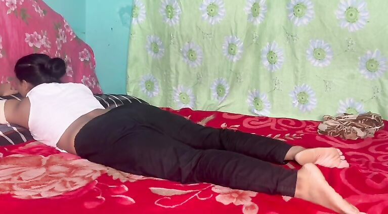 Sexy Bhabi Gets Naughty With Her Devar For Rough And Hard Vagina Sex Oil Massage On Her Back