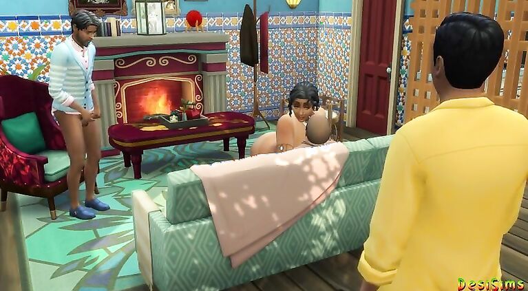 Hindi Version - Indian Housewife Lets Herself To Be Fucked By Others To Save Her Husband - Wickedwhims