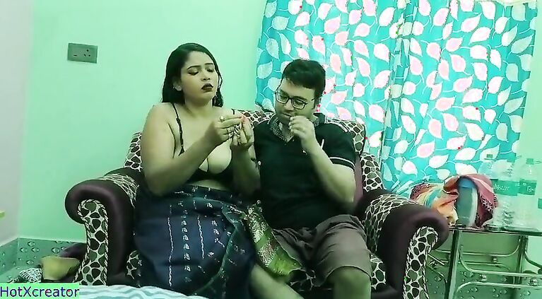 Bank Manager VS cute bhabhi!! Indian Sex