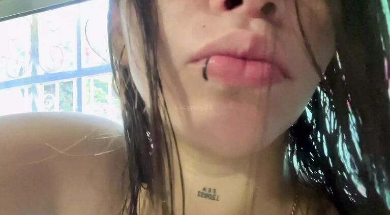 Joi looking out the window masturbating
