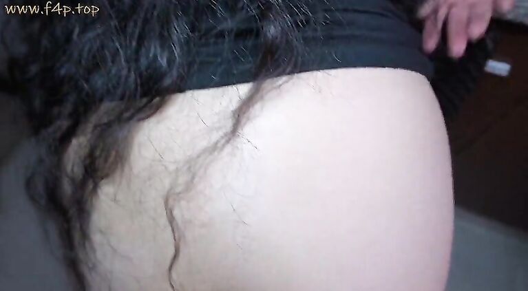 Stepdaughter is in her days, uses a tampon, she puts herself on the chair and has ass fuck sex with stepdad