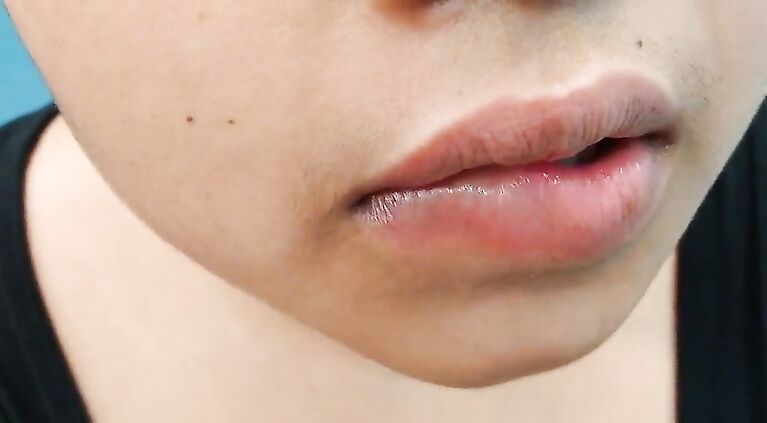 Amrita ki beautiful lip - beautiful