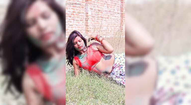 RANDI BHABHI PLAYING HOLI with huge tits huge butt huge DICK girlfriend home-made mature