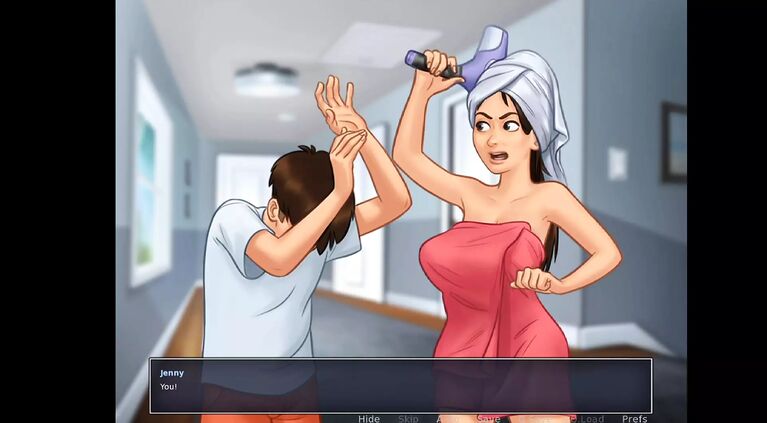 Summertime Saga Part 4 - Helping Next Door Housewife Widow