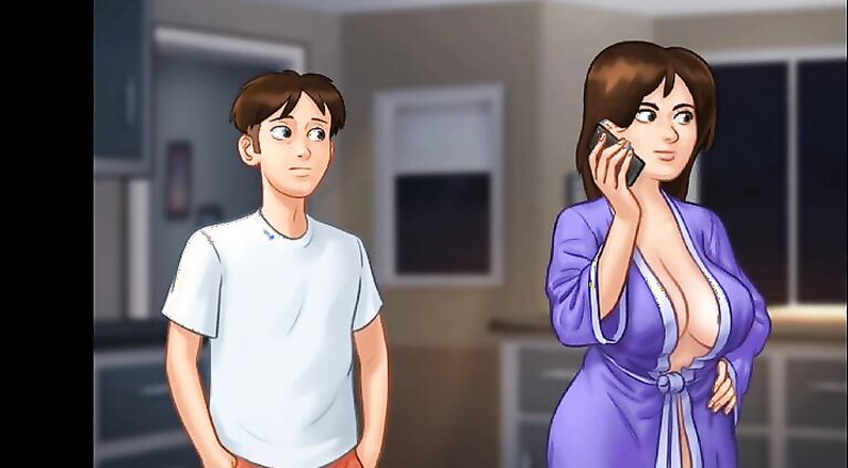Summertime Saga Part 4 - Helping Next Door Housewife Widow