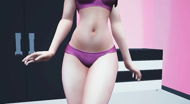 Custom Female 3D : Gameplay Episode-03 - Pink Panty And Bra Showing With Desi Beautiful Woman Full Hd Film