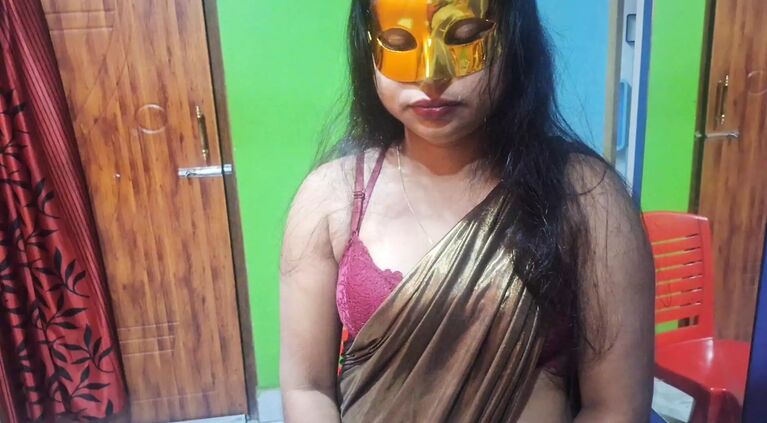 Desi bangoli husband send his beautiful housewife to his boss so as not to be fired from work with bangla audio